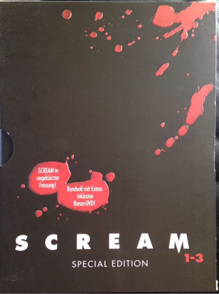 Scream 1-3 Special Edition Blu-ray movie collectible [Barcode 4006680032320] - Main Image 2