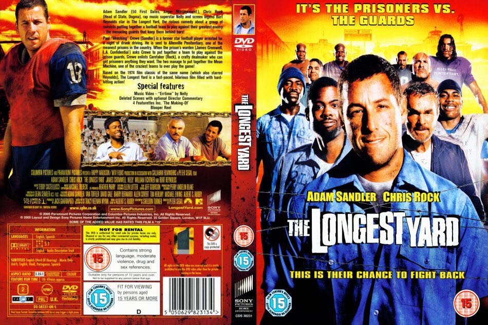 The Longest Yard DVD movie collectible [Barcode 5050582373592] - Main Image 2