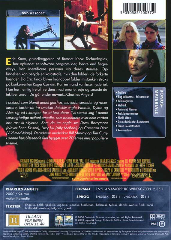 Charlie’s Angels - Get Some Action DVD movie collectible [Barcode 5050582100372] - Main Image 2