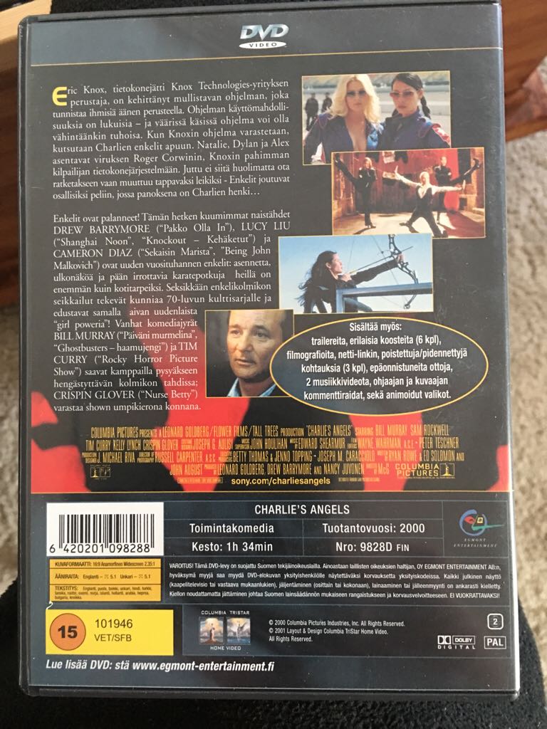 Charlie’s Angels (2000) DVD movie collectible [Barcode 6420201098288] - Main Image 2