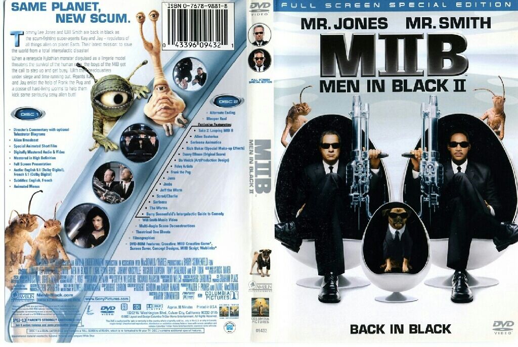 Men in Black II VHS movie collectible [Barcode 043396077829] - Main Image 2