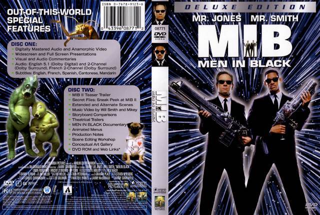 Men in Black 1 DVD movie collectible [Barcode 043396087712] - Main Image 2