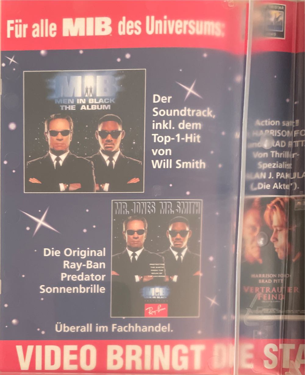 Men in Black VHS movie collectible [Barcode 4011039245108] - Main Image 4