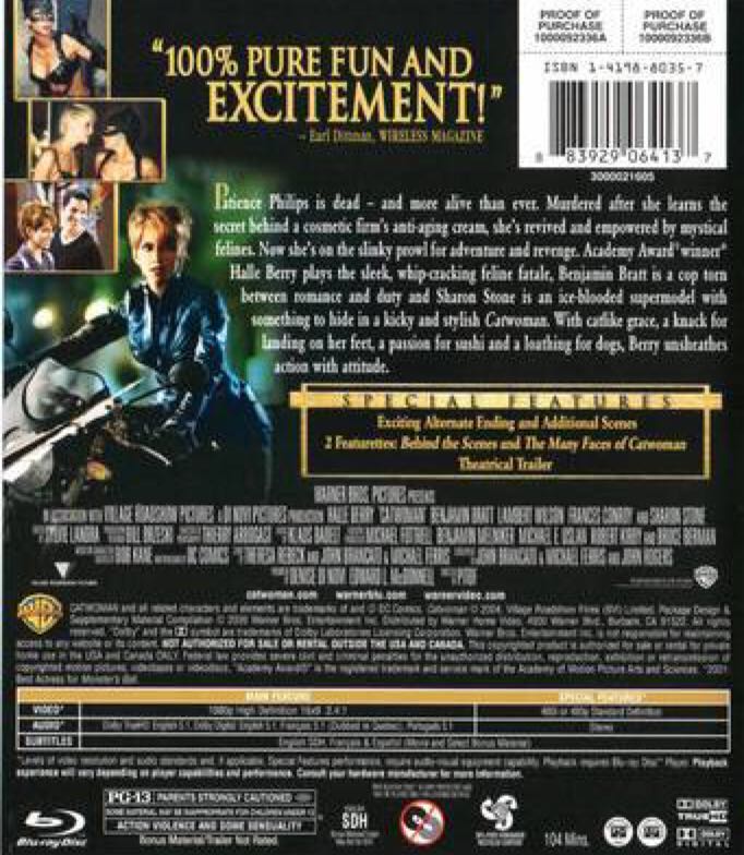 Catwoman Digital Copy movie collectible [Barcode 883929064137] - Main Image 2