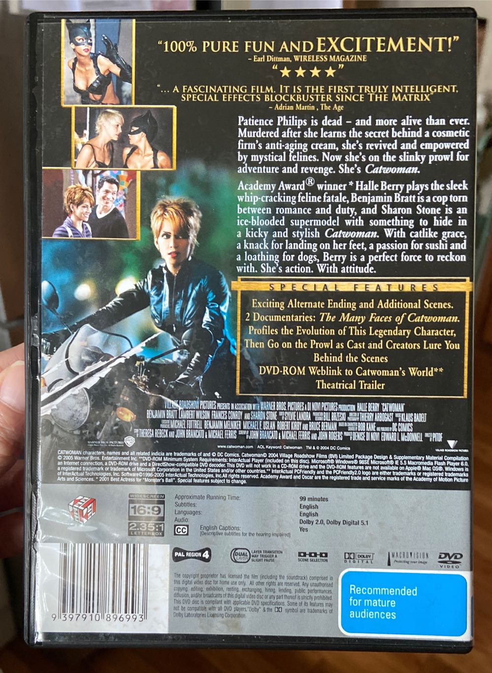 Catwoman DVD movie collectible [Barcode 9397910896993] - Main Image 3