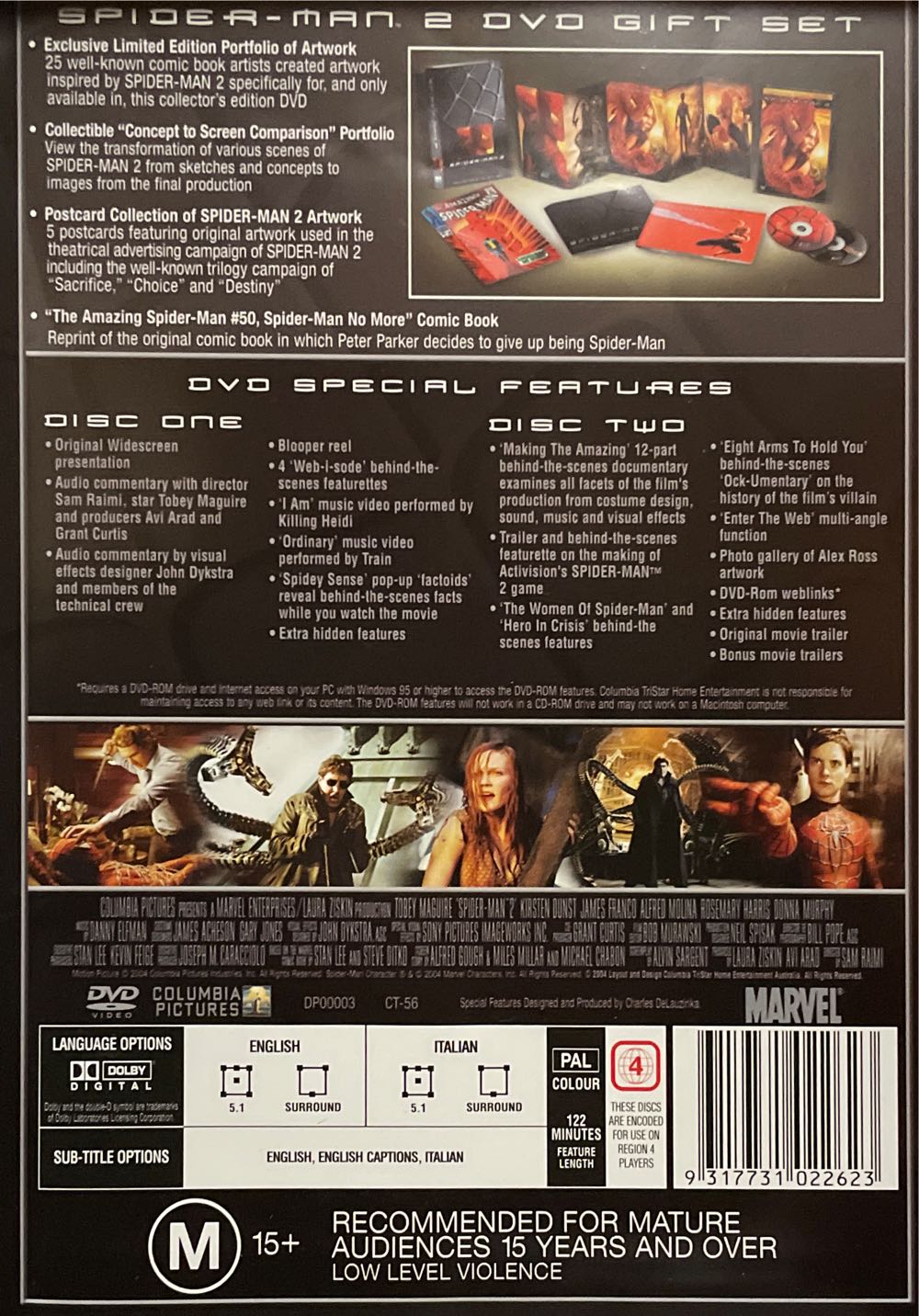 Spider-Man 2 DVD movie collectible [Barcode 9317731022623] - Main Image 4
