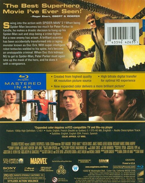 Spider-Man 2 Blu-ray movie collectible - Main Image 2