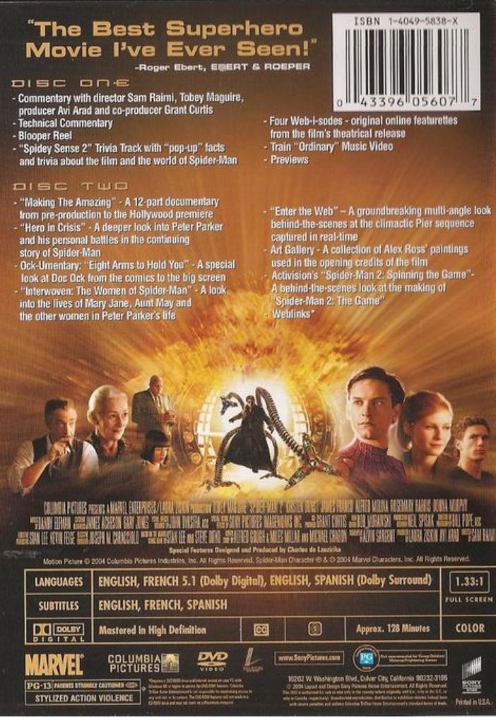 Spider-Man (Spider-Man) HD DVR movie collectible [Barcode 4030521321618] - Main Image 2