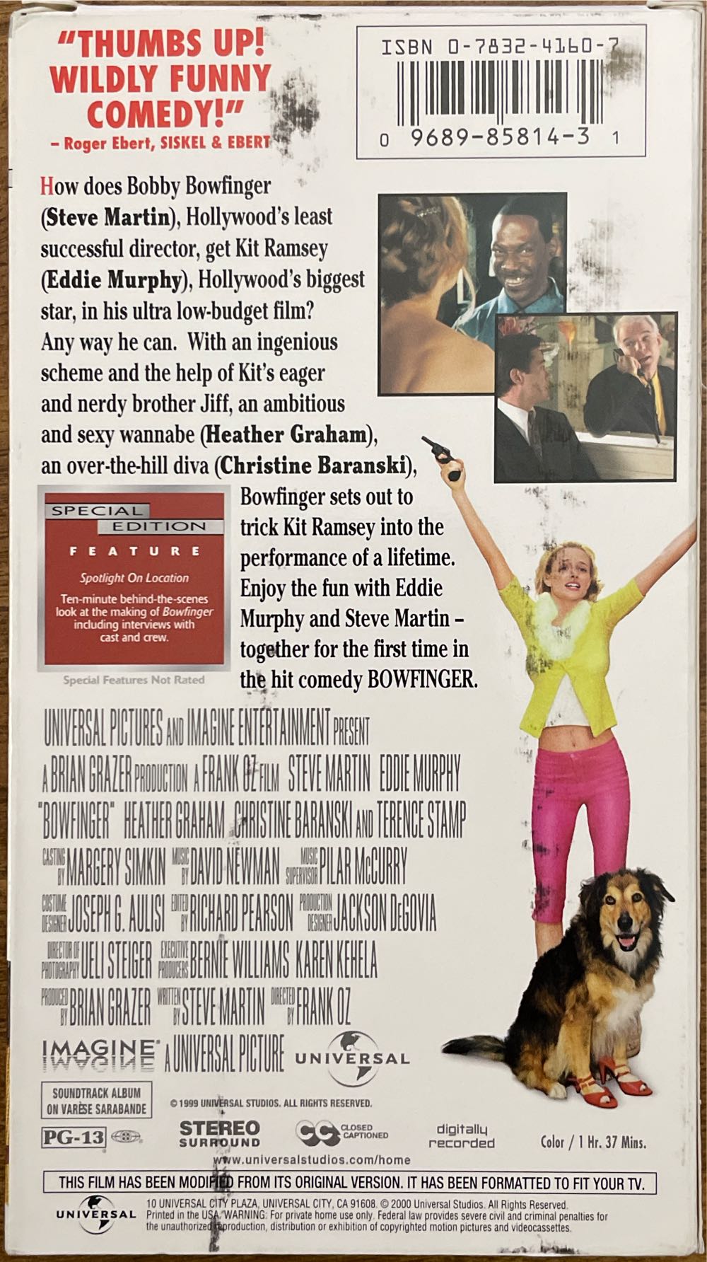 Bowfinger VHS movie collectible [Barcode 096898581431] - Main Image 2