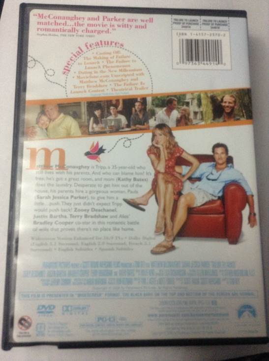 Failure to Launch DVD movie collectible [Barcode 7081464449140] - Main Image 2
