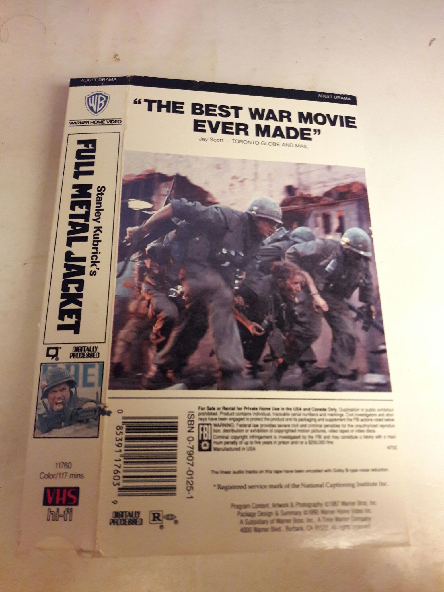 Full Metal Jacket VHS VHS movie collectible [Barcode 085391176039] - Main Image 2
