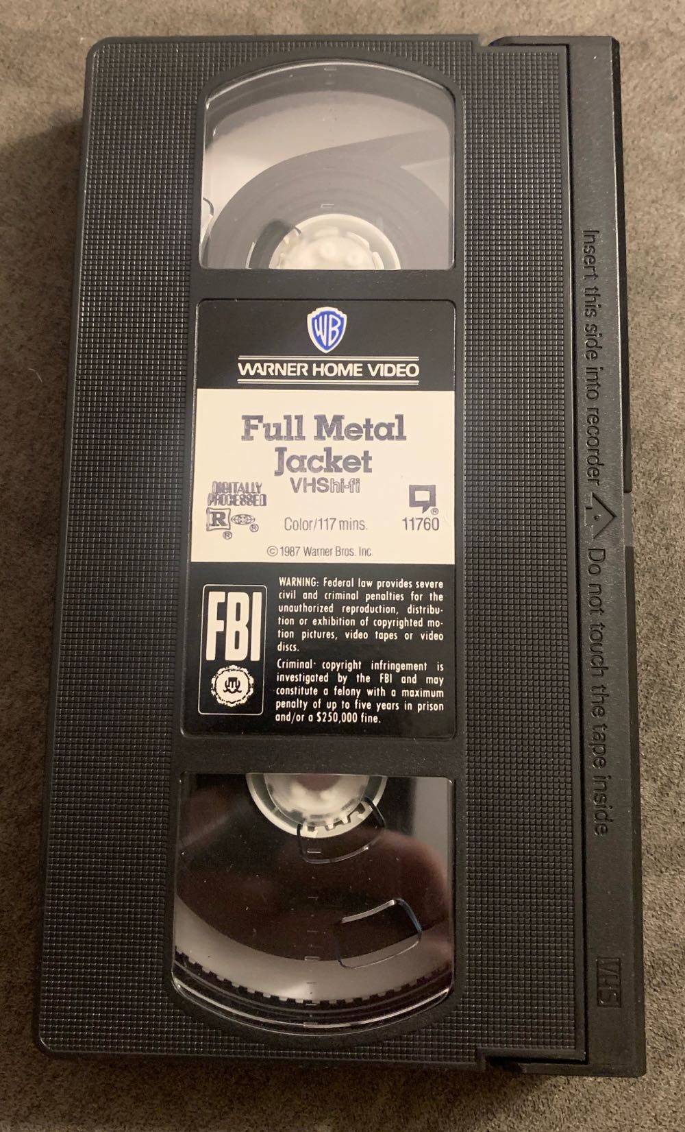 Full Metal Jacket VHS VHS movie collectible [Barcode 085391176039] - Main Image 3