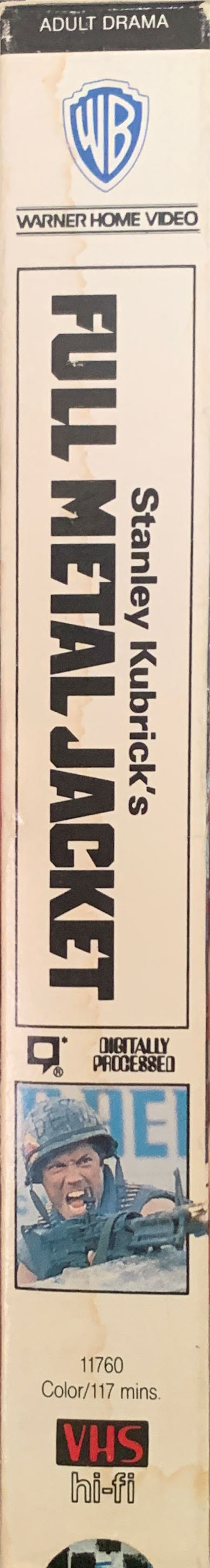 Full Metal Jacket VHS VHS movie collectible [Barcode 085391176039] - Main Image 4