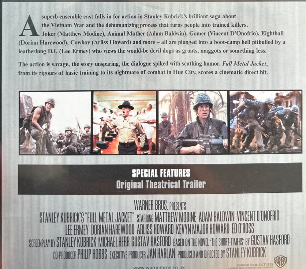 Full Metal Jacket DVD movie collectible [Barcode 7321900211543] - Main Image 3
