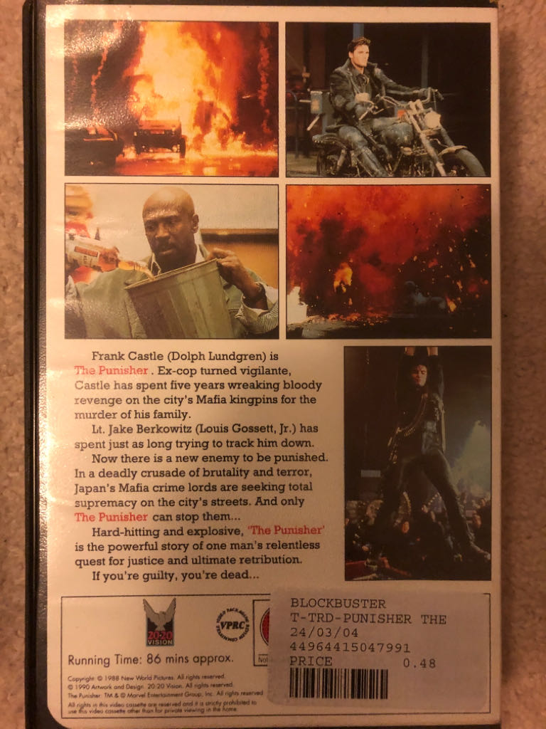 Punisher (Original), The DVD movie collectible [Barcode 8713545221008] - Main Image 2