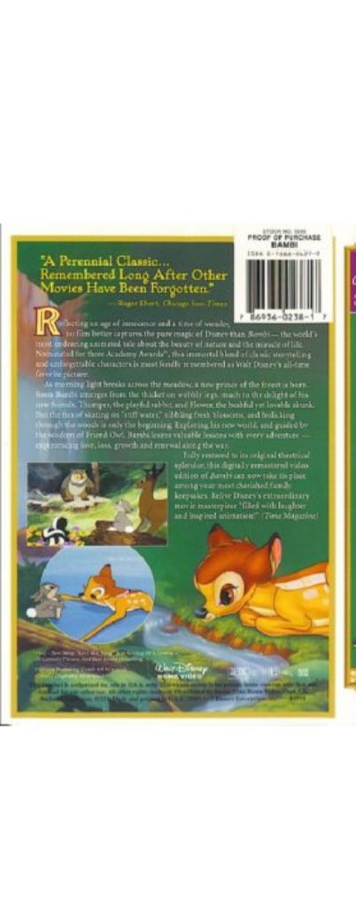 Bambi  movie collectible - Main Image 2