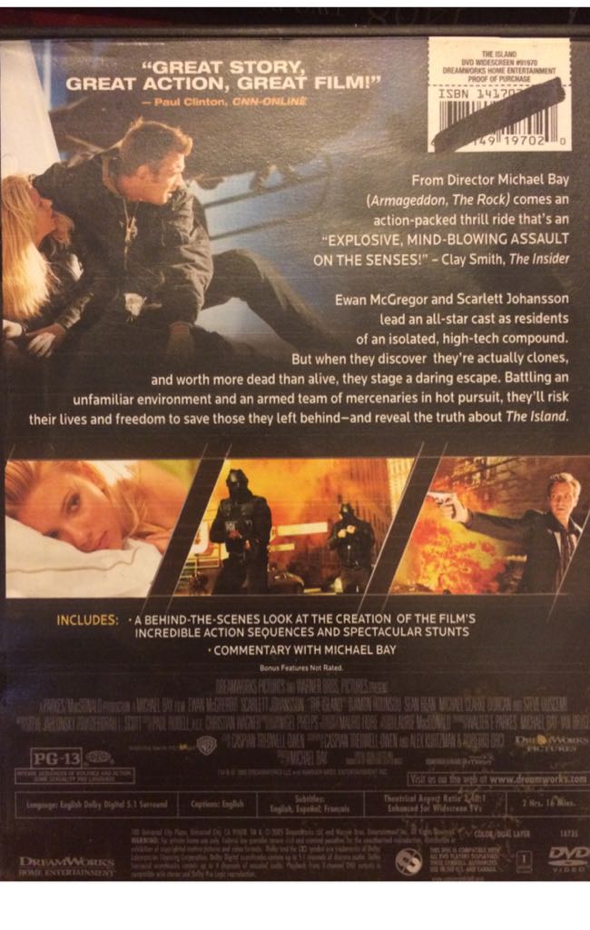 The Island DVD movie collectible - Main Image 2