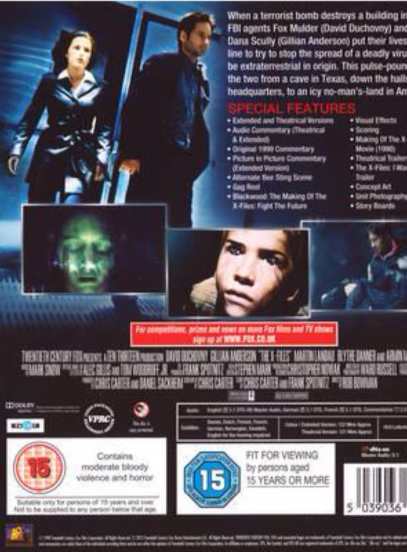 The X-Files: I Want To Believe Blu-ray movie collectible [Barcode 024543543787] - Main Image 2