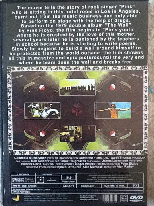 Pink Floyd: The Wall DVD movie collectible [Barcode 074649194796] - Main Image 2