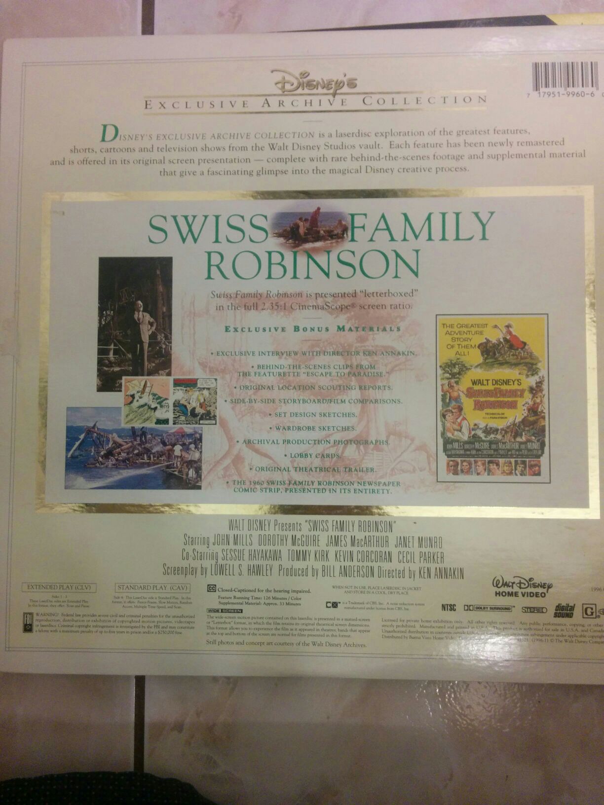 Swiss Family Robinson  movie collectible [Barcode 9325336002414] - Main Image 2