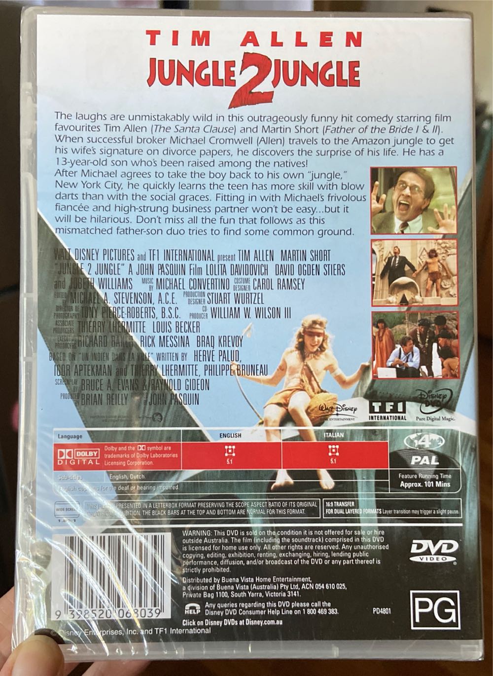Jungle 2 Jungle DVD movie collectible [Barcode 9398520068039] - Main Image 3