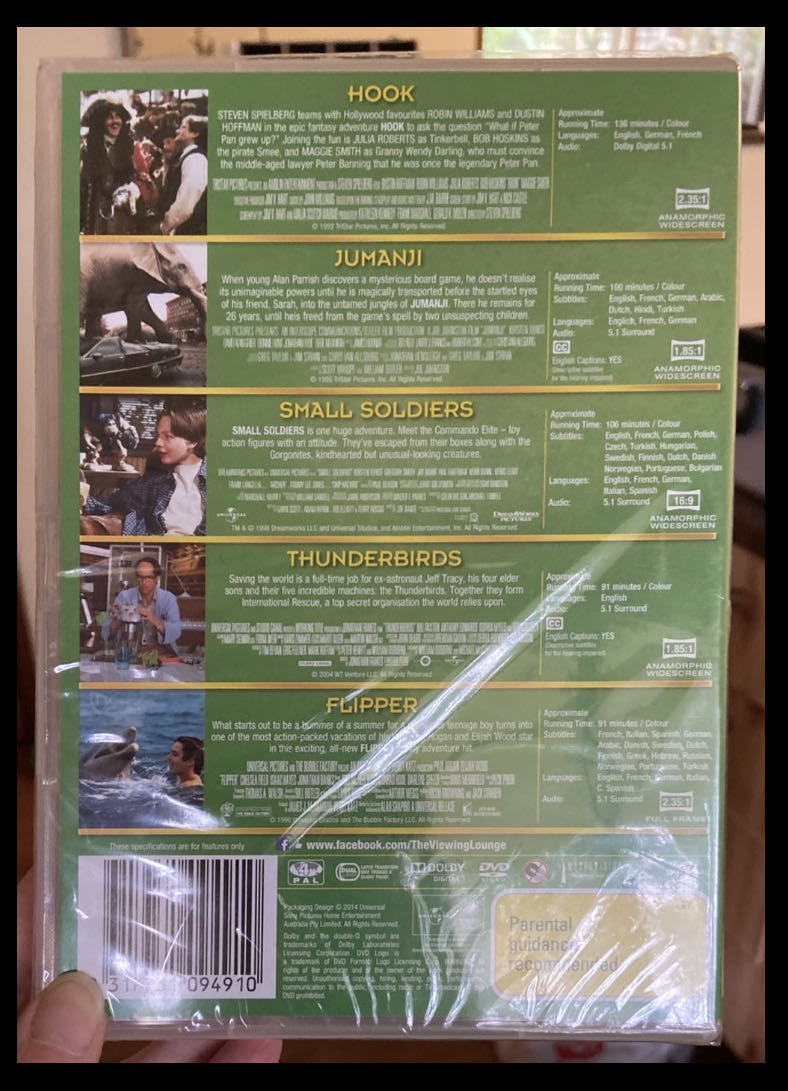 Flipper DVD movie collectible [Barcode 5050582033625] - Main Image 3