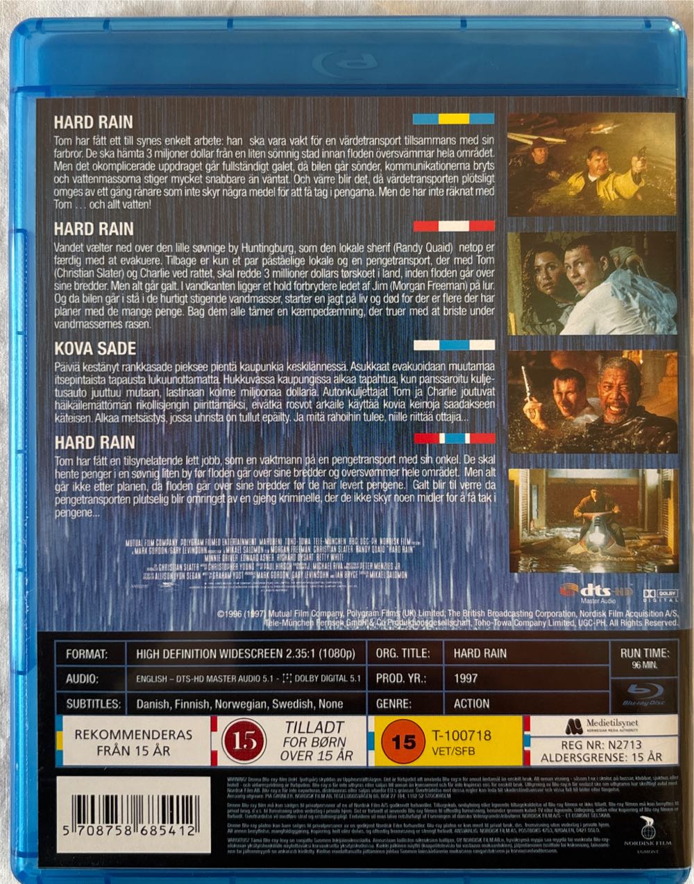 Hard Rain Blu-ray movie collectible [Barcode 5708758685412] - Main Image 2