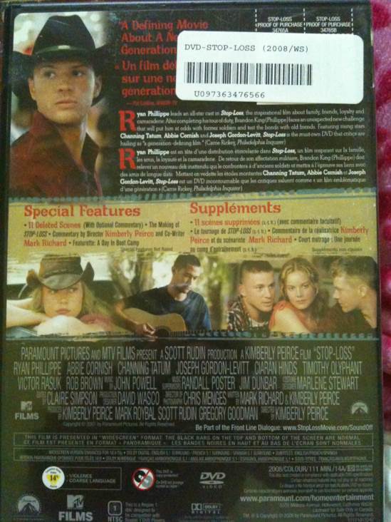 Stop-Loss DVD movie collectible - Main Image 2