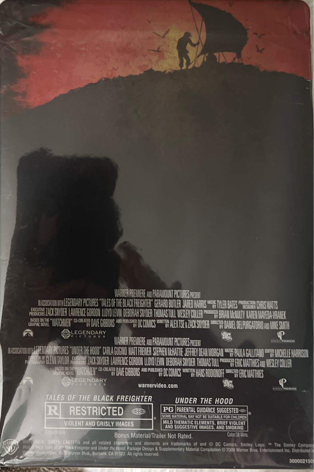 Watchmen: Tales of the Black Freighter DVD movie collectible [Barcode 883924037513] - Main Image 2