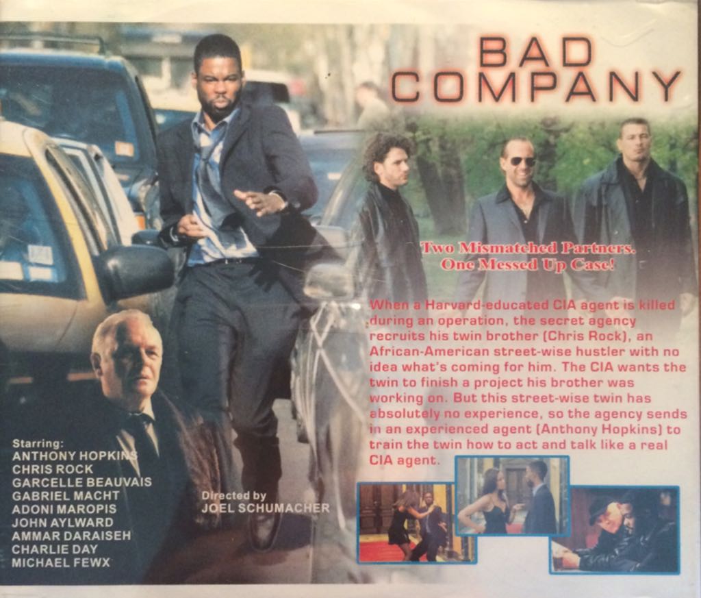 Bad Company DVD movie collectible [Barcode 9398531544034] - Main Image 2