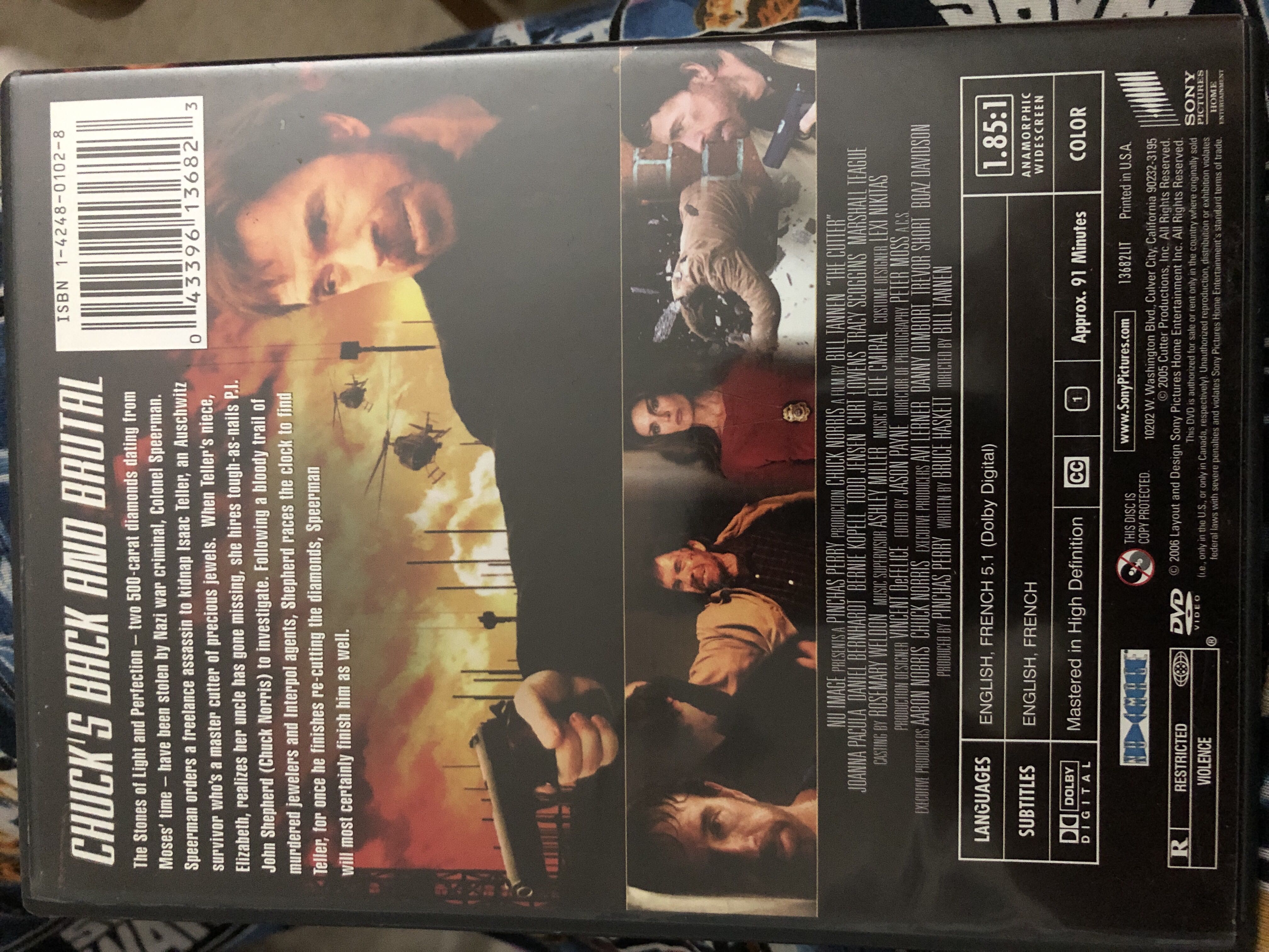 Cutter DVD movie collectible [Barcode 043396136823] - Main Image 2