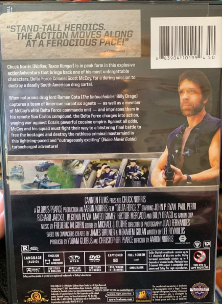 The Delta Force II DVD movie collectible [Barcode 883904101994] - Main Image 2