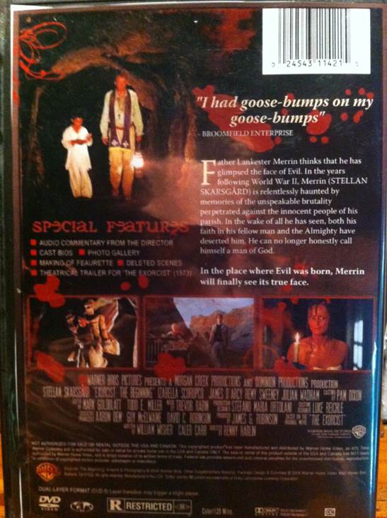 Exorcist: The Beginning DVD movie collectible [Barcode 7041271154347] - Main Image 2