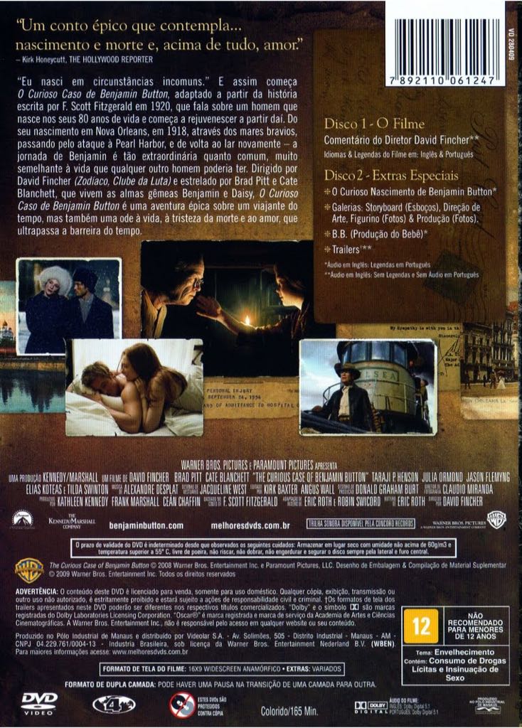 The Curious Case of Benjamin Button Digital Copy movie collectible [Barcode 097363333463] - Main Image 2