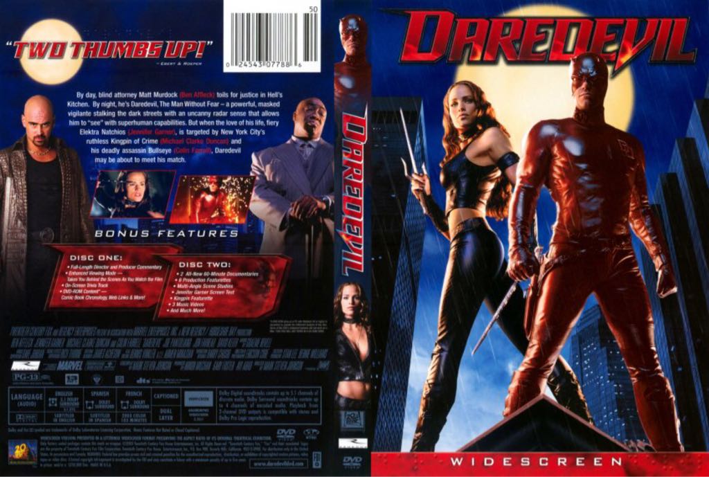 Daredevil DVD movie collectible [Barcode 02454665] - Main Image 2