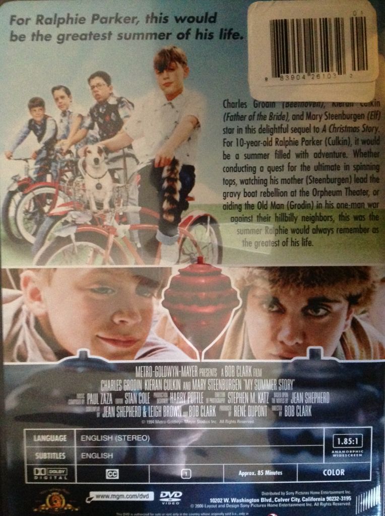 My Summer Story DVD movie collectible [Barcode 883904261032] - Main Image 2