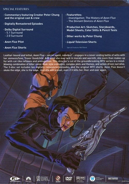 Aeon Flux: The Complete Animated Collection: DVD movie collectible [Barcode 032429006653] - Main Image 2