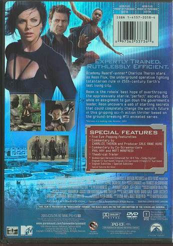 Aeon Flux DVD movie collectible [Barcode 5014437896032] - Main Image 2