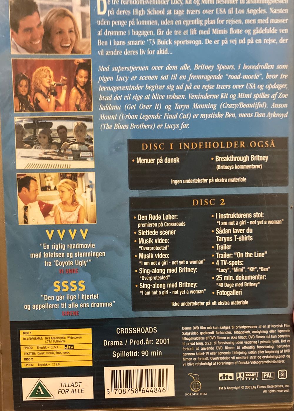 Crossroads DVD movie collectible [Barcode 5708758644846] - Main Image 2
