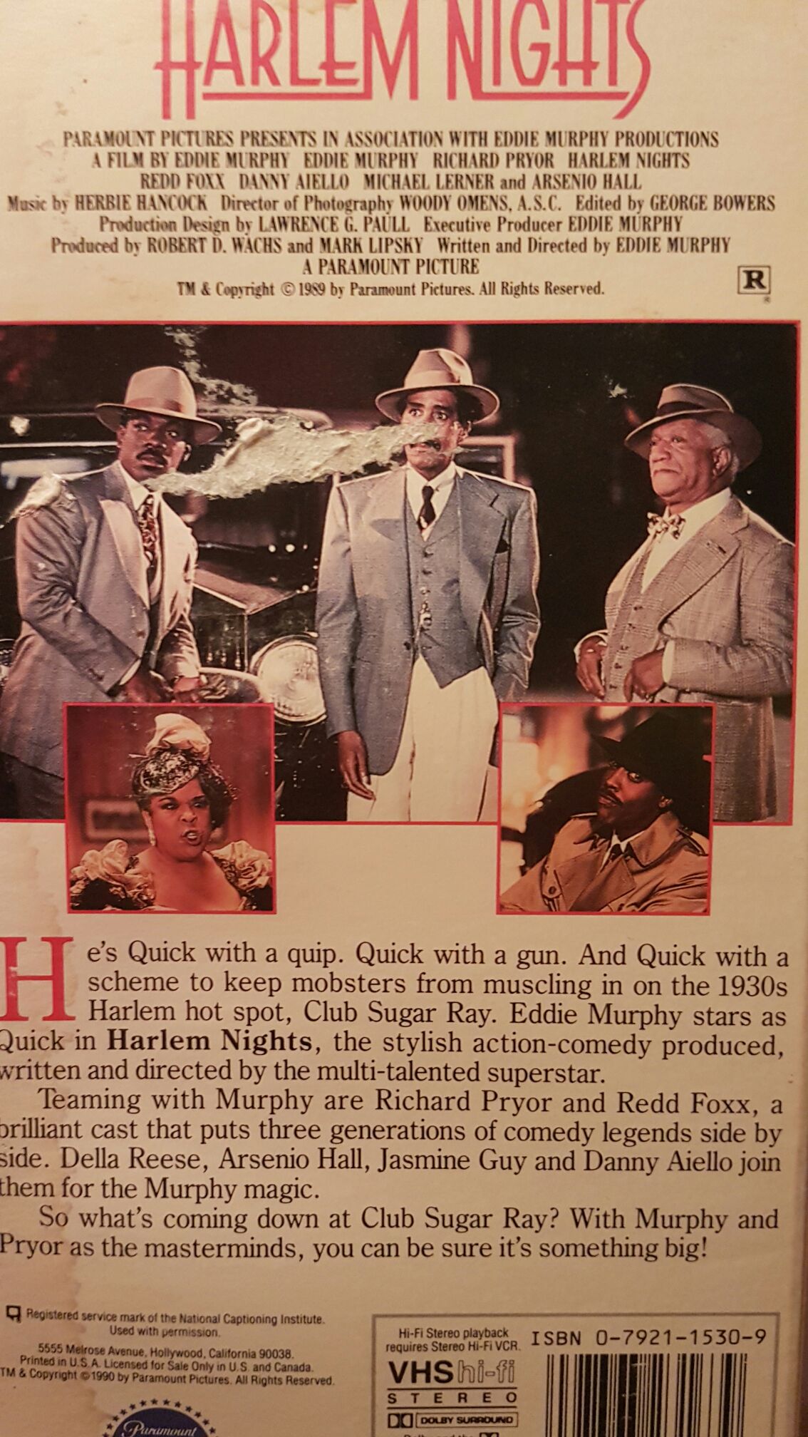 Harlem Nights VHS movie collectible [Barcode 097363231639] - Main Image 2