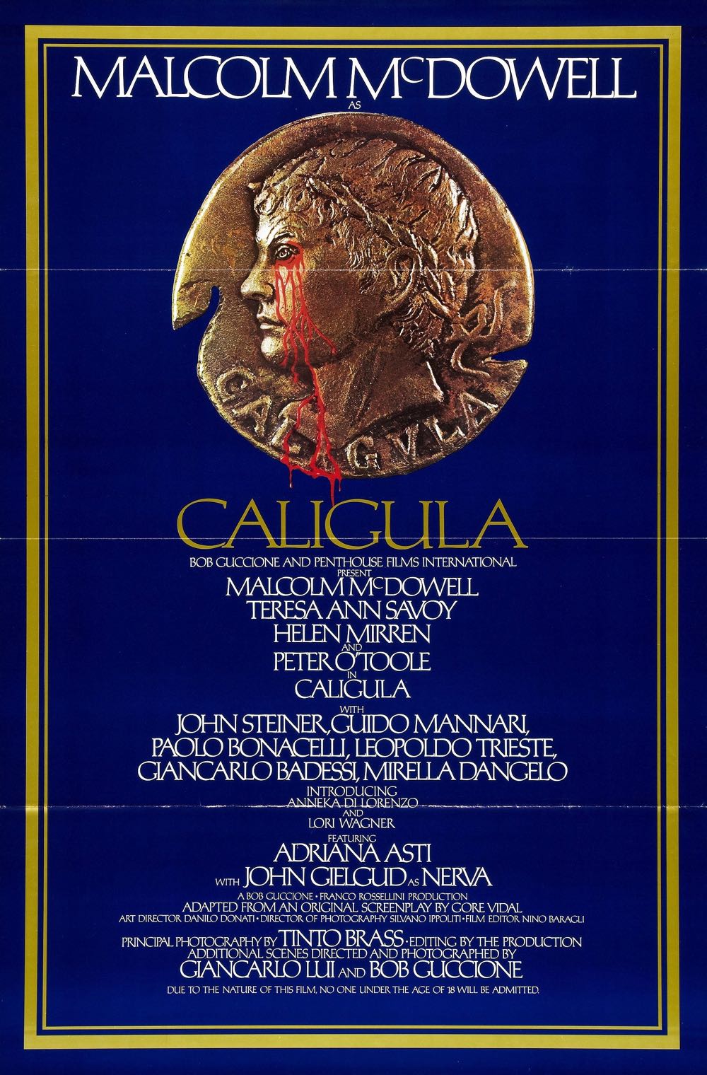 Caligula - Helen Mirren, Malcolm McDowell, Peter O’Toole DVD movie collectible [Barcode 014381875225] - Main Image 2