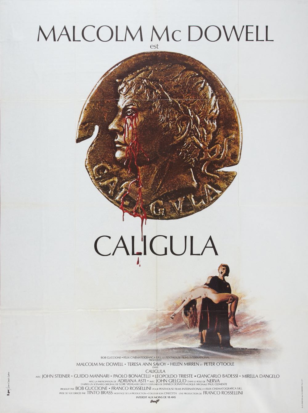 Caligula - Helen Mirren, Malcolm McDowell, Peter O’Toole DVD movie collectible [Barcode 014381875225] - Main Image 4