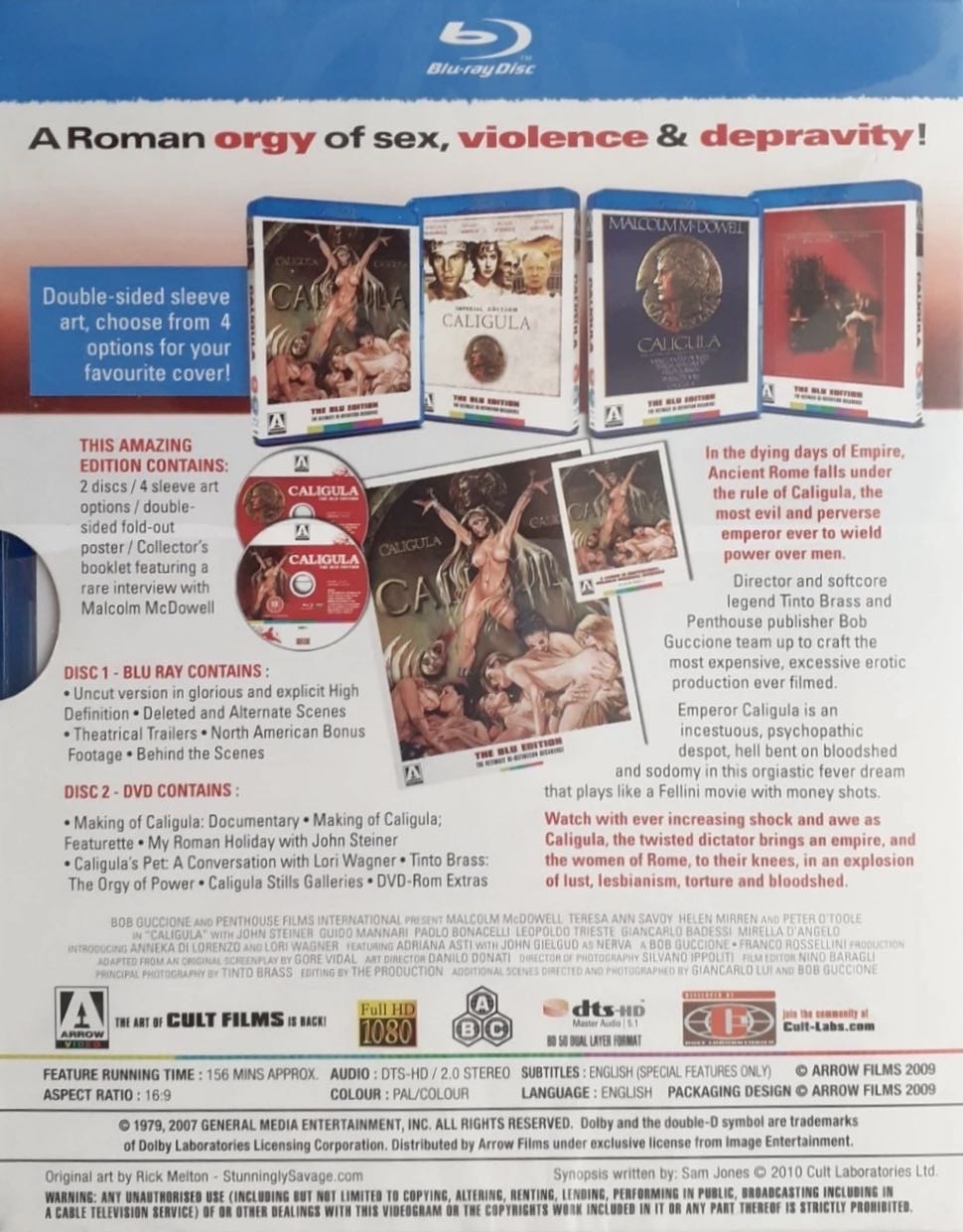 CALIGULA (Window Box) Blu-ray movie collectible [Barcode 5027035006000] - Main Image 3