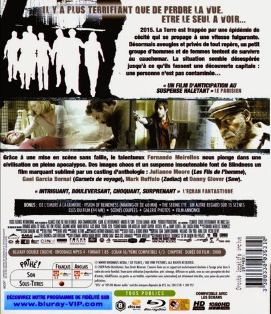 Blindness Blu-ray movie collectible [Barcode 7071400047202] - Main Image 2