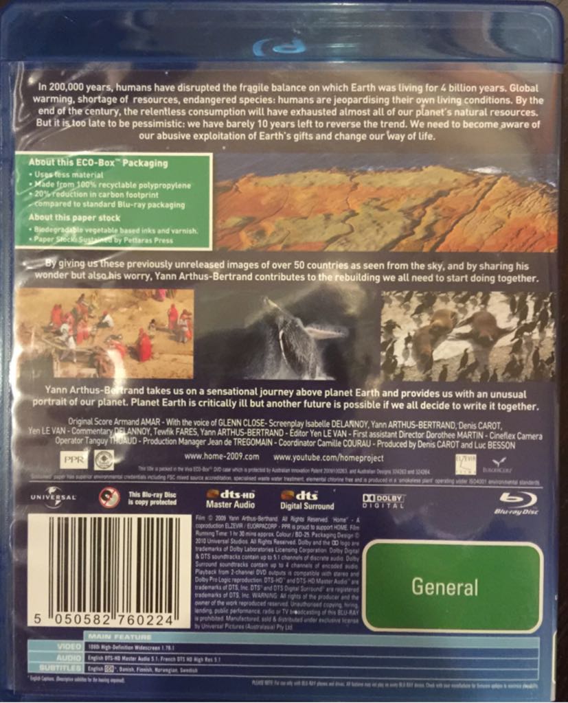 Home Blu-ray movie collectible [Barcode 5050582760224] - Main Image 2