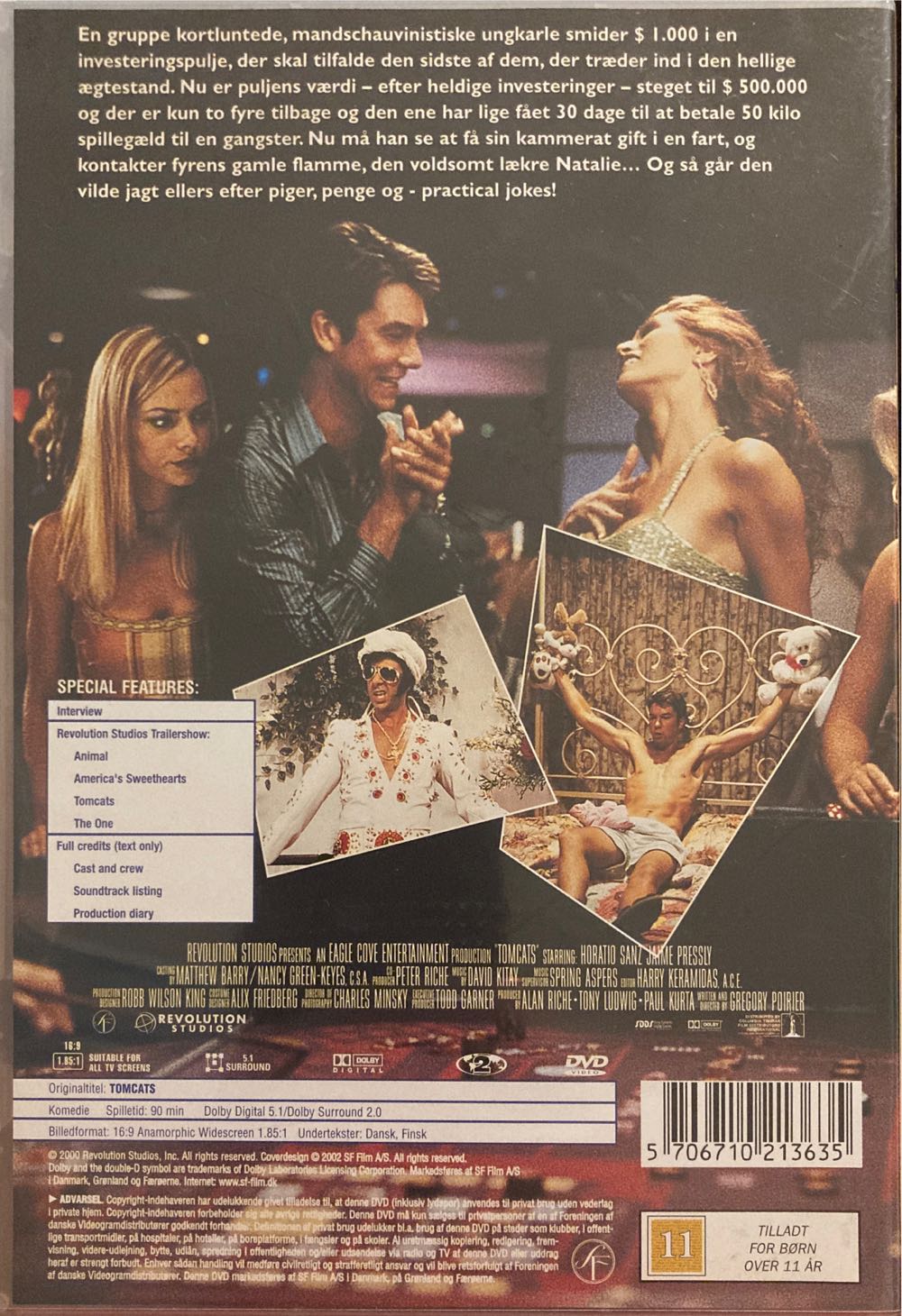 Tomcats DVD movie collectible [Barcode 5706710213635] - Main Image 2