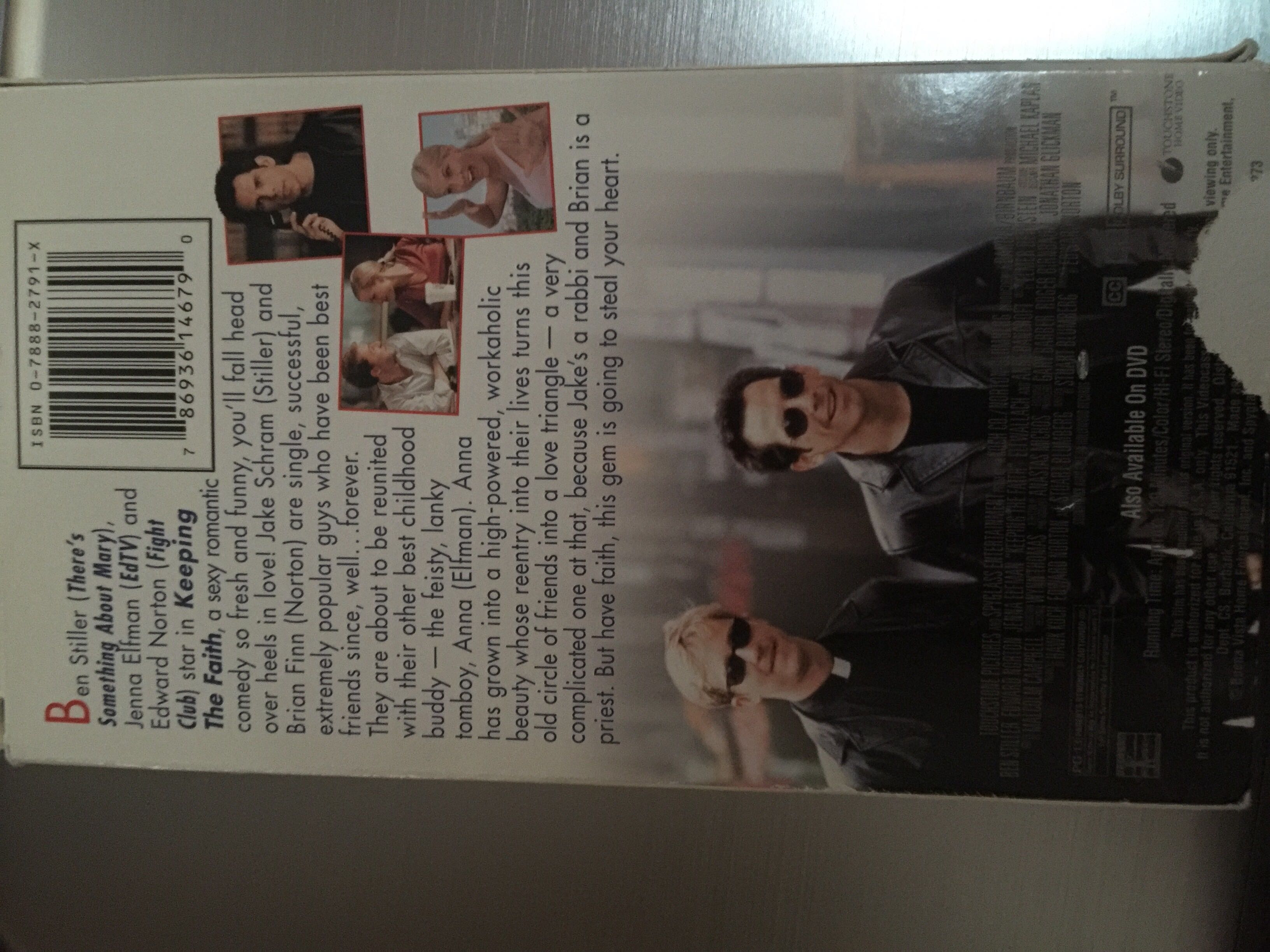 Keeping the Faith VHS movie collectible [Barcode 786936146790] - Main Image 2
