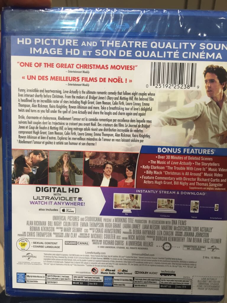 Love Actually Digital Copy movie collectible [Barcode 025192252389] - Main Image 2