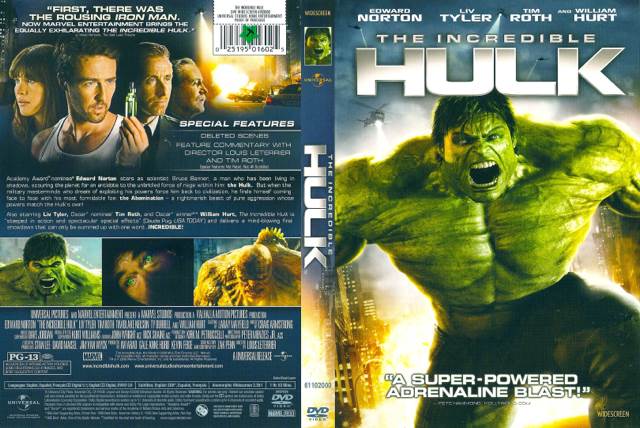 The Incredible Hulk  DVD movie collectible [Barcode 025195039918] - Main Image 2