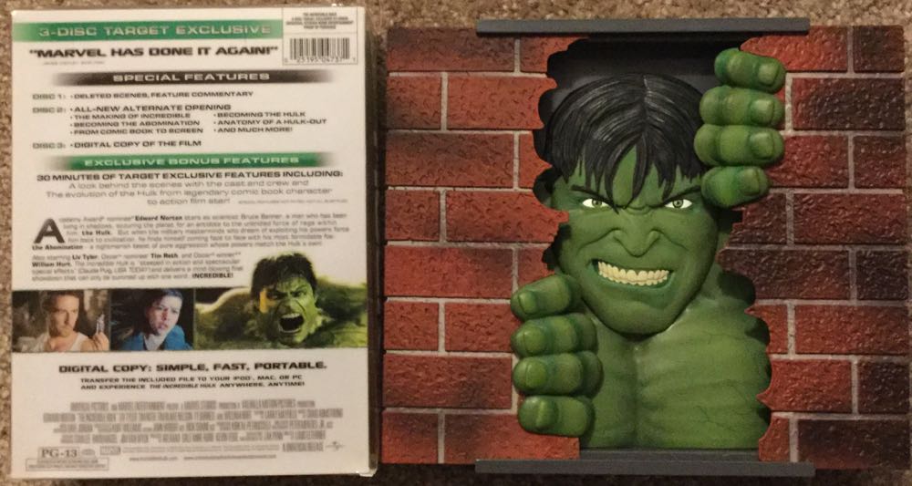 The Incredible Hulk (3 Disc Target Exclusive In Box) DVD movie collectible [Barcode 025195047371] - Main Image 4